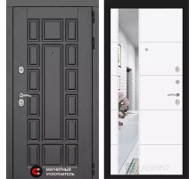 Входная дверь Нью-Йорк с Зеркалом 19 - Белый софт