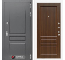 Входная дверь Платинум 03 - Орех бренди