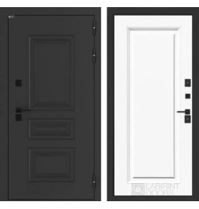 Входная дверь Аляска Лайт 27 - Эмаль RAL 9003