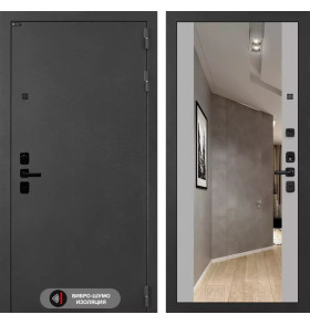 Входная дверь ACUSTICLAB с Зеркалом Максимум - Грей софт