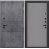 Входная дверь INFINITY 29 - Серый рельеф софт | Современная MDF панель 10 мм с наличником, цвет 