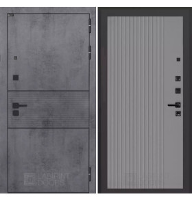 Входная дверь INFINITY 29 - Серый рельеф софт