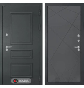 Входная дверь Атлантик 24 - Графит софт