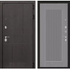 Входная дверь URBAN 30 - Серый рельеф софт | Стильная декоративная MDF панель 10 мм с наличником, цвет 