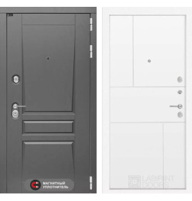 Входная дверь Платинум 21 - Белый софт