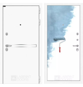 Входная дверь Лайн WHITE 28 - Грунт под покраску