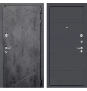 Входная дверь LOFT 13 - Графит софт