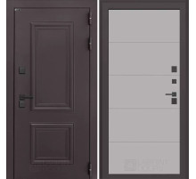 Входная дверь Полярис лайт 13 - Грей софт
