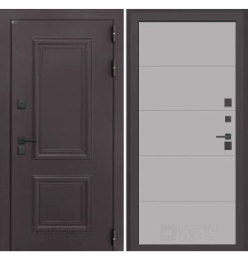 Входная дверь Полярис лайт 13 - Грей софт