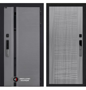 Входная дверь Пиано Смарт 2.0 панель 06 - Сандал серый