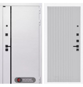 Входная дверь ROYAL 29 - Белый рельеф софт