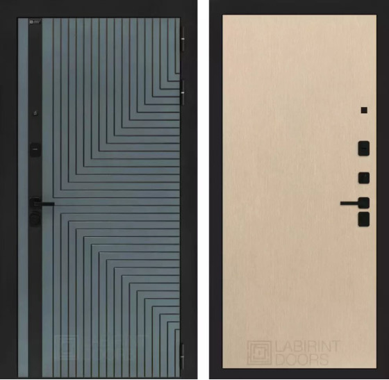 Входная дверь CREDOR 05 - Венге светлый | Фрезерованная МДФ панель 10 мм, цвет 