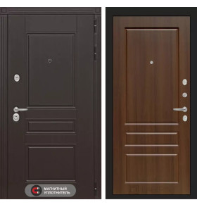 Входная дверь Мегаполис 03 - Орех бренди