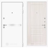 Входная дверь Лайн WHITE 03 - Сандал белый | Металл с покрытием 