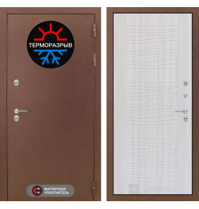 Входная дверь Термо Магнит 06 - Сандал белый