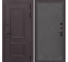 Входная дверь Полярис лайт 24 - Графит софт