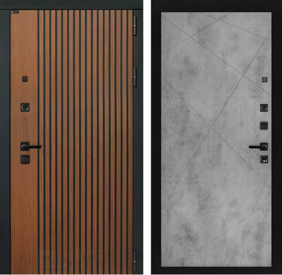 Входная дверь STORM 24 - Бетон светлый | Декоративная МДФ панель 10 мм в цвете 