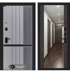 Входная дверь SKYLAB с Зеркалом Максимум - Венге