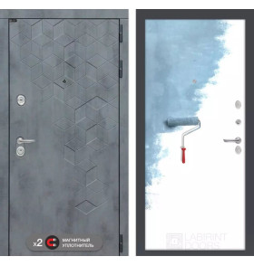 Входная дверь Бетон 28 - Грунт под покраску