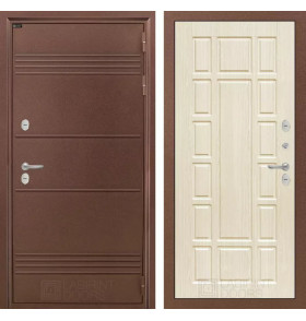 Входная дверь Термо Лайт 12 - Беленый дуб