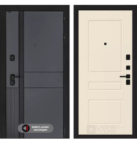 Входная дверь EVOLAB 03 - Крем софт