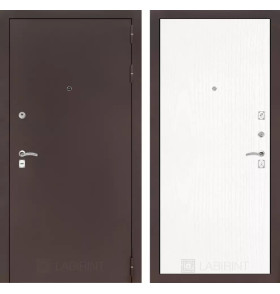 Входная дверь CLASSIC антик медный 07 - Белое дерево