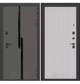 Входная дверь CARBON 29 - Белый рельеф софт