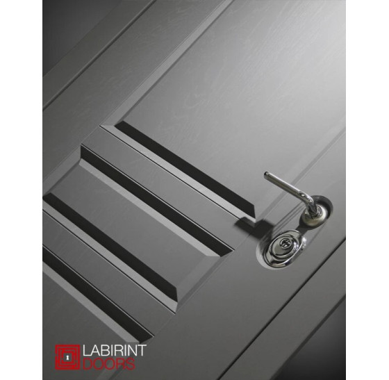 Входная дверь Платинум 03 - Орех бренди | Декоративная MDF панель 16 мм с наличником, цвет 