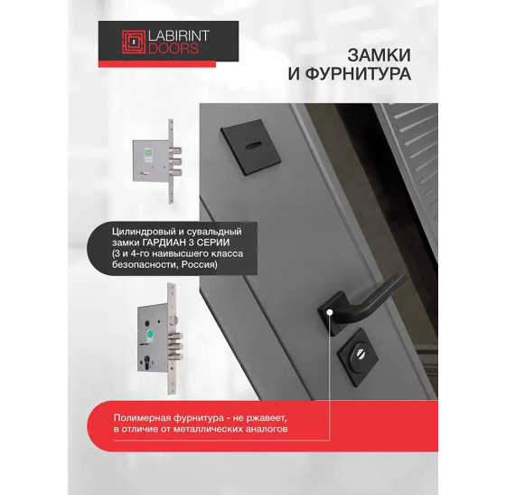 Дверь входная Фрост 7024 со стеклопакетом | Металлическая отделка методом давления на полотне, 960х2050 мм (внешний 1130х2130 мм), 880х2050 мм (внешний 1050х2130 мм)