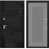 Входная дверь PAZL 30 - Серый рельеф софт | Современная MDF панель 10 мм, цвет 