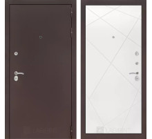 Входная дверь CLASSIC антик медный 24 - Белый софт