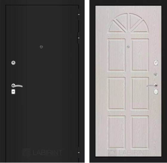 Входная дверь CLASSIC шагрень черная 15 - Алмон 25 | Металл с практичным покрытием 