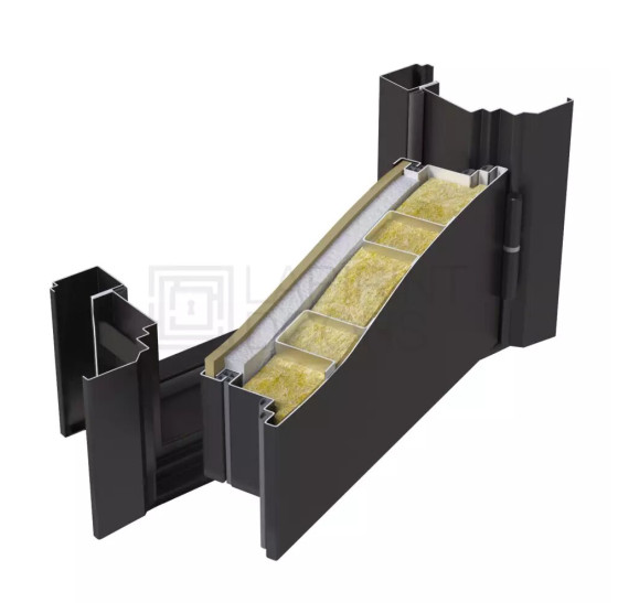 Входная дверь Аляска Лайт 13 - Грей софт | Металлическая отделка методом давления на полотне