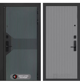 Входная дверь Смартлаб 29 - Серый рельеф софт