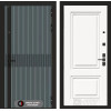 Входная дверь ISSIDA 26 - Эмаль RAL 9003 | Фрезерованная МДФ панель 10 мм, цвет 