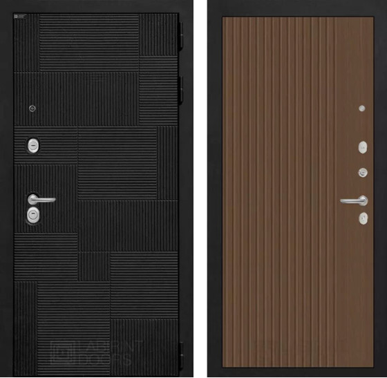 Входная дверь PAZL 29 - Дуб кантри темный | Современная MDF панель 10 мм, цвет 