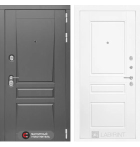 Входная дверь Платинум 03 - Белый софт