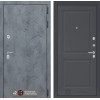 Входная дверь Бетон 11 - Графит софт | Современная декоративная MDF панель 10 мм с наличником, цвет 