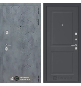 Входная дверь Бетон 11 - Графит софт