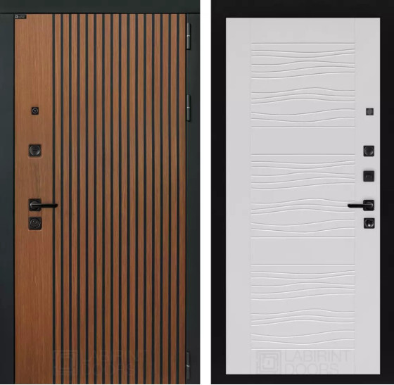 Входная дверь STORM 06 - Белое дерево | Декоративная МДФ панель 10 мм в цвете 