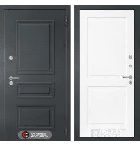 Входная дверь Атлантик 11 - Белый софт