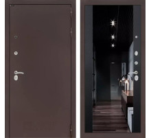 Входная дверь CLASSIC антик медный с Зеркалом тонированным Максимум - Черный кварц