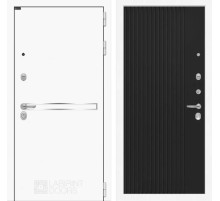 Входная дверь Лайн WHITE 29 - Черный кварц