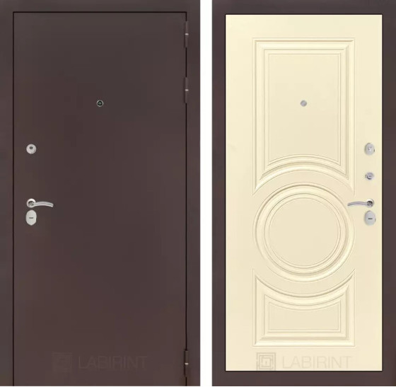 Входная дверь CLASSIC антик медный 23 - Шампань софт | Металл с практичным покрытием 