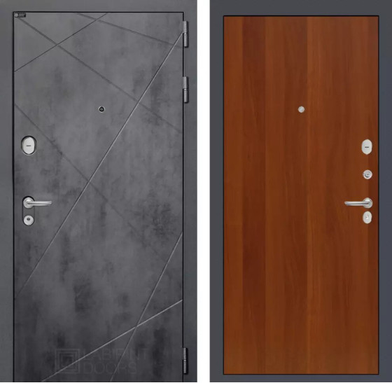 Входная дверь LOFT 05 - Итальянский орех | Фрезерованная декоративная MDF панель 10 мм, цвет 