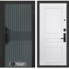 Входная дверь Смартлаб 03 - Белый софт | Фрезерованная МДФ панель 10 мм, цвет 