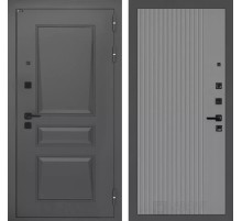 Входная дверь Орлеан 29 - Серый рельеф софт