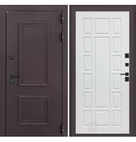 Входная дверь Полярис лайт 12 - Белое дерево