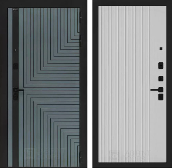 Входная дверь CREDOR 29 - Белый рельеф софт | Фрезерованная МДФ панель 10 мм, цвет 