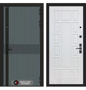 Входная дверь ISSIDA 12 - Белое дерево